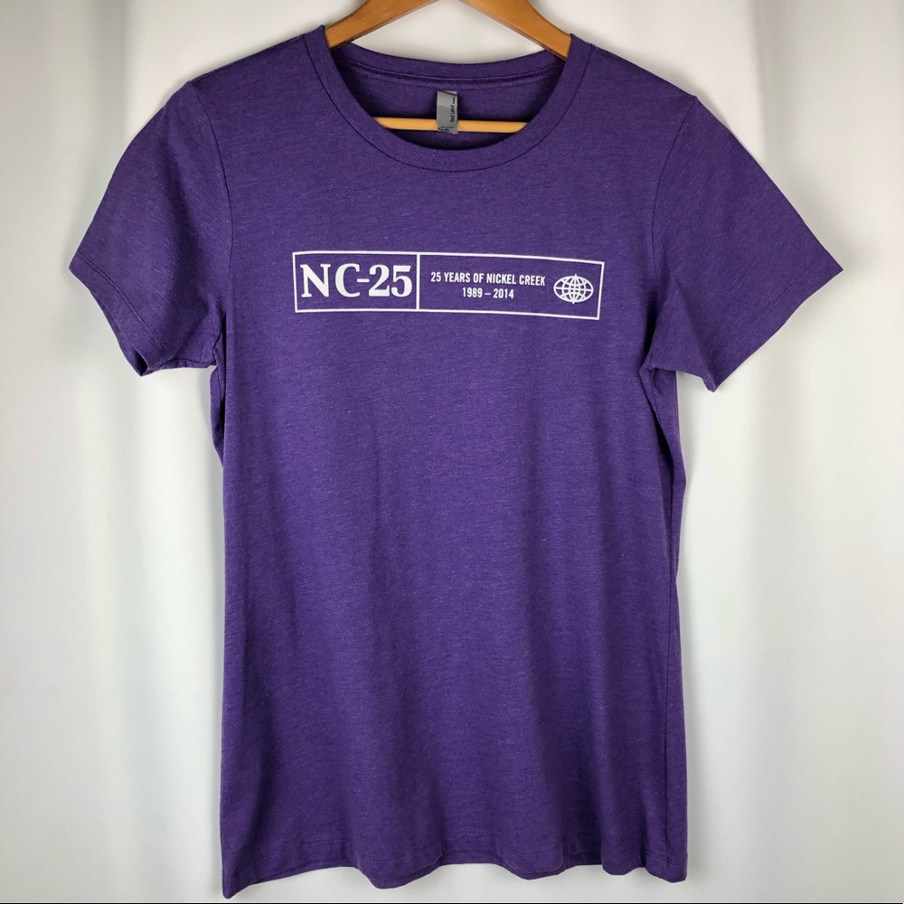 NC-25 25 Years of Nickel Creek T-Shirt - Purple Women's